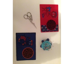 Stickserie ITH - Mug Rugs Sewing Girls